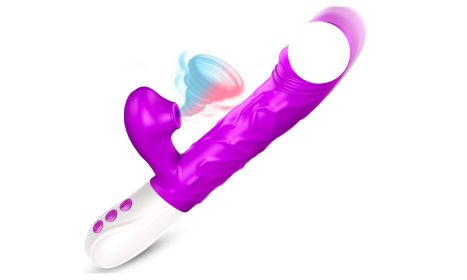 3-in-1 G-spot Thrust Rotation Vibrator with 7 Sucking Modes Sex toy