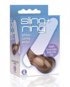 The Nines Ball Sling Plus Cock Ring And Ball Ring