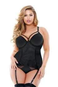 Odessa Molded Cups Bustier &amp; Panty Set 3X4X