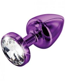 Diogol Anni Round 35mm Purple Butt Plug