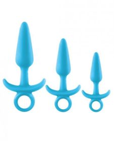 Firefly Prince Kit Blue 3 Piece Butt Plugs