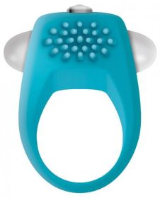 The Teal Tickler Vibrating Cock Ring