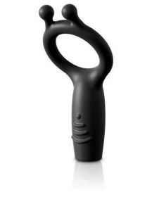 Sir Richard&#039;s Vibrating C-Ring Super Cock Ring Black