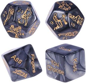 Nian diceworks manufacturer direct wholesale sex dice custom sex dice words and numbers acrylic sex dice game set Hot Selle Low Price In Stock Funny D