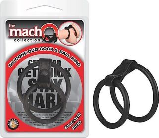 Macho Silicone Duo Cock &amp; Ball Ring