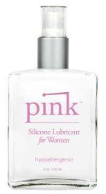 Pink Silicone Lube For Ladies 4 oz