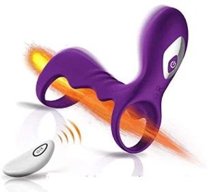 10 frequency vibration; Cock Ring for Men Erection Enhancing Stamina Prolonging; Ultra Soft Premium Silicone Ring Adult Toys for Couple Harder Longer