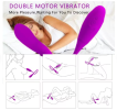 Dual Vibrator Double Head Jump Dildo Vibrator Plug clitoral massager;  a cock-ring;  a G-spot stimulator;  for couples