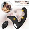 Anal Plug Vibrator - Anal Toys Butt Plug with App & Remote Control;  Prostate Massager with Anti-Slip Design;  Adult Male Sex Toys for Womens Mens Ple