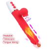 Heatable Tongue Licking Vibrator Sex Toys for Women G-spot Vagina Dildos Sucking Clitoral Stimulator Telescopic Dildo Vibrator