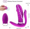 Adult Toy for Women Pleasure Licking Wearable Vibrator Smooth Flexible Silicone Wireless Remote Control Vibrating USB Rechargeable Massager for Woman