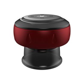 Electric Cupping Machine Push-button Vacuum Gua Sha Machine Wireless Charging (Option: Red-6speed Power in)