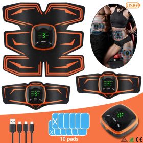 New Rechargeable  Fitness Device Abdominal Muscle Patch (Option: Style B)