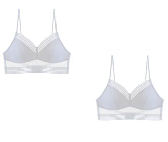 Backless Bra Invisible Bralette Thin Lace Wedding Bras Low Back Underwear Push Up Brassiere Women Seamless Lingerie Sexy BH Top (Color: White and White, size: XL)