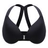 Plus Size Front Closure Bras For Women; Comfortable T-Shirt Bra; Sexy Racer Back Design; Ultra Soft And Lightweight; Women's Lingerie; Underwire