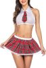 Women School Girl Lingerie Costume Lingerie Set Sexy Student Costumes