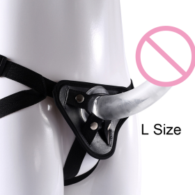 Men's Strap-on Realistic Dildo Pants for Men Double Dildos With Rings Man Strapon Harness Belt Adult Games Sex Toys (Style: L and panty)