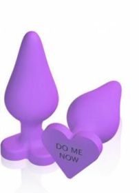 Naughty Candy Heart Purple Butt Plug (SKU: TCN-BL95620)