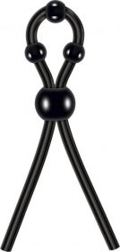 Ultimate Silicone Lasso Cock Ring Black (SKU: ENZECR31832)