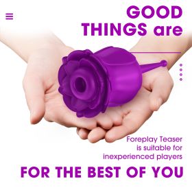 Sexy Toyzfor Women&Couple Licking&SuckinGToy for Women Female Silicone Multi-Speed VibratinGSuction Pump Female Lips Oral Tongue Massage Toy (Color: purple)