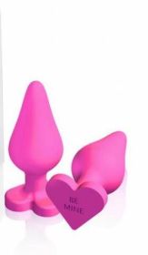 Naughty Candy Hearts Pink Butt Plug (SKU: BN95610)