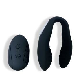 Hestia â€šÃ„Ã¬ Lightweight U-Shaped Vibrator, G-Spot Clitoral Vibe (Color: black)