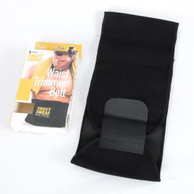 Sports Sweat Waistband Postnatal Plastic Abdominal Belt (Option: Black-XL)