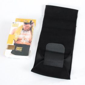 Sports Sweat Waistband Postnatal Plastic Abdominal Belt (Option: Black-M)