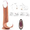 Pennis artificiel âˆšÂ©tanche mâˆšÂ¢le Dillo poussant pour les femmes;  prise analogique râˆšÂ©aliste Dillo Bultt;  fonction de chauffage Pennis râˆšÂ©aliste vent