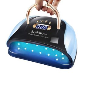 High Power Manicure Lamp Two Hands (Option: Colorful Blue-EU)